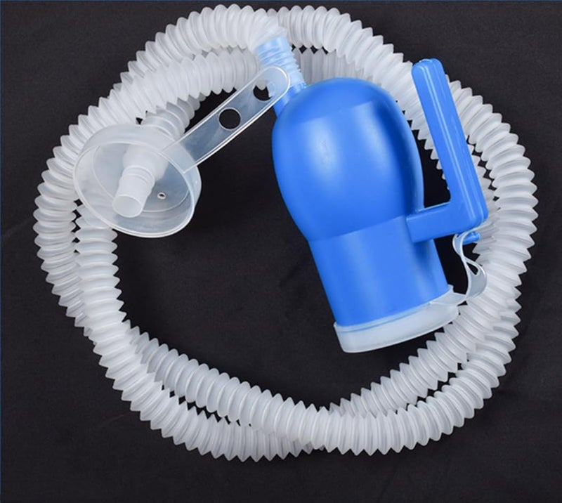 Apoesar 1.6M/ 63inch Replacement Clear Corrugated Plastic Urine Bottle Tube for Male Urinal System - Image 1